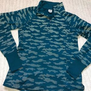 Avia Womens Active Brushed Quarter Zip Pullover Size Small